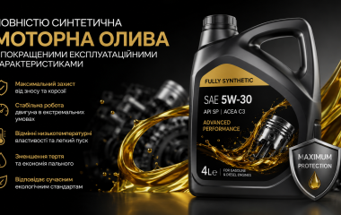 Повністю синтетична моторна олива з покращеними експлуатаційними характеристиками