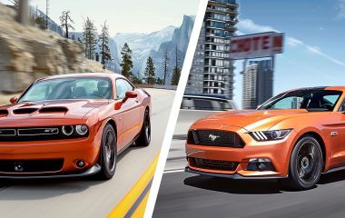 Dodge Challenger против Ford Mustang: сравнение по показателям